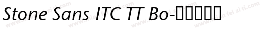 Stone Sans ITC TT Bo字体转换